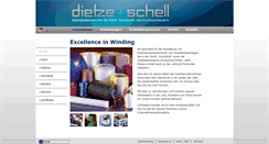 Desktop Screenshot of dietze-schell.de