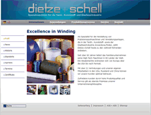 Tablet Screenshot of dietze-schell.de